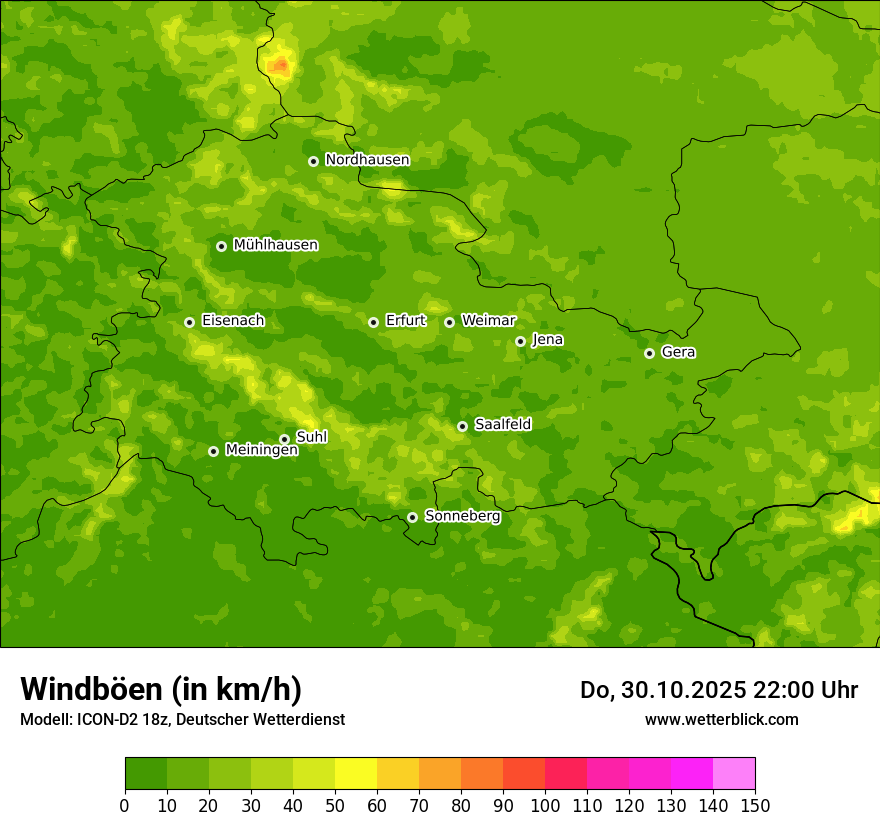 Modellkarten Windgeschwindigkeit Modellkarten Windgeschwindigkeit