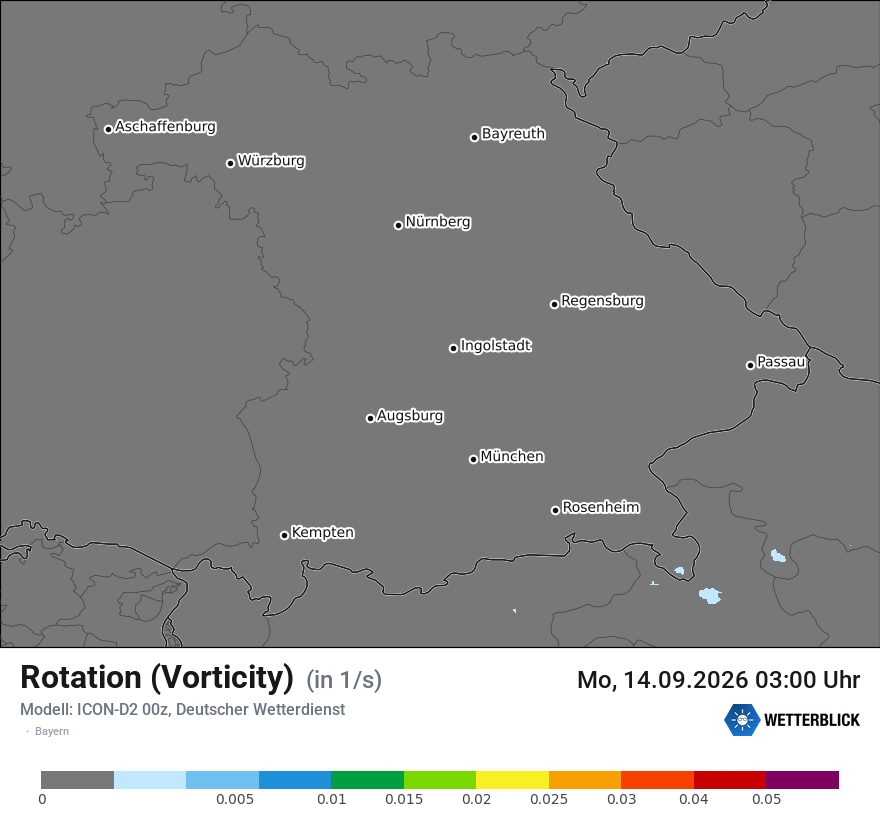 Modellkarte ICON-D2 – vorticity – by