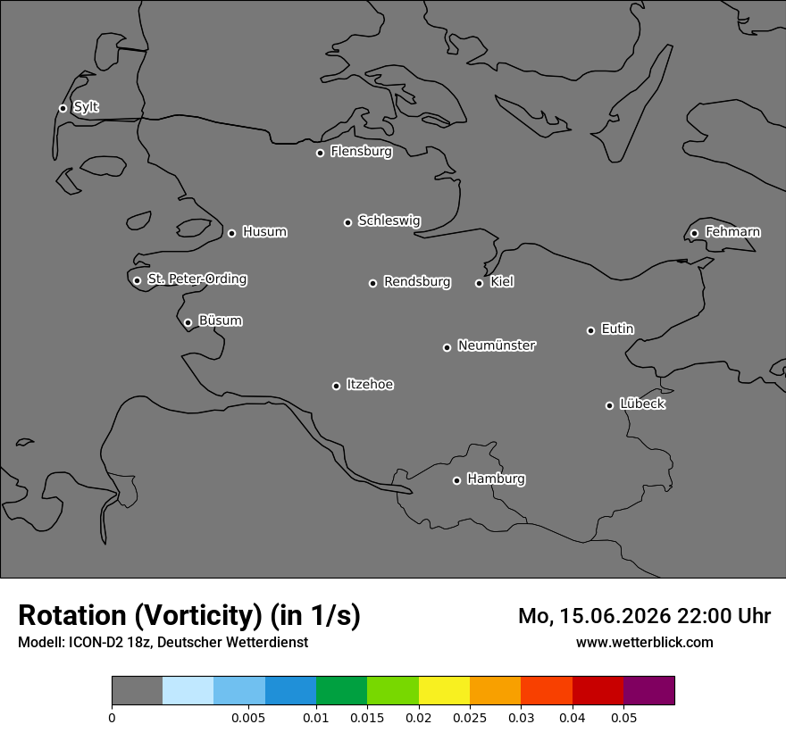 Modellkarte ICON-D2 – vorticity – sh