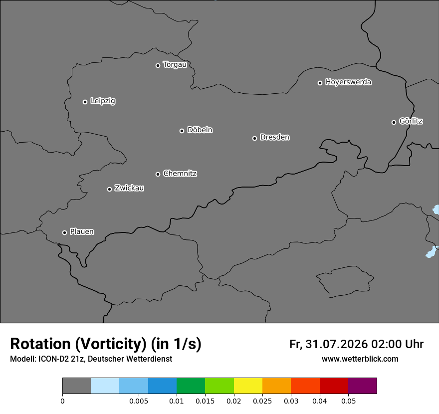 Modellkarte ICON-D2 – vorticity – sn