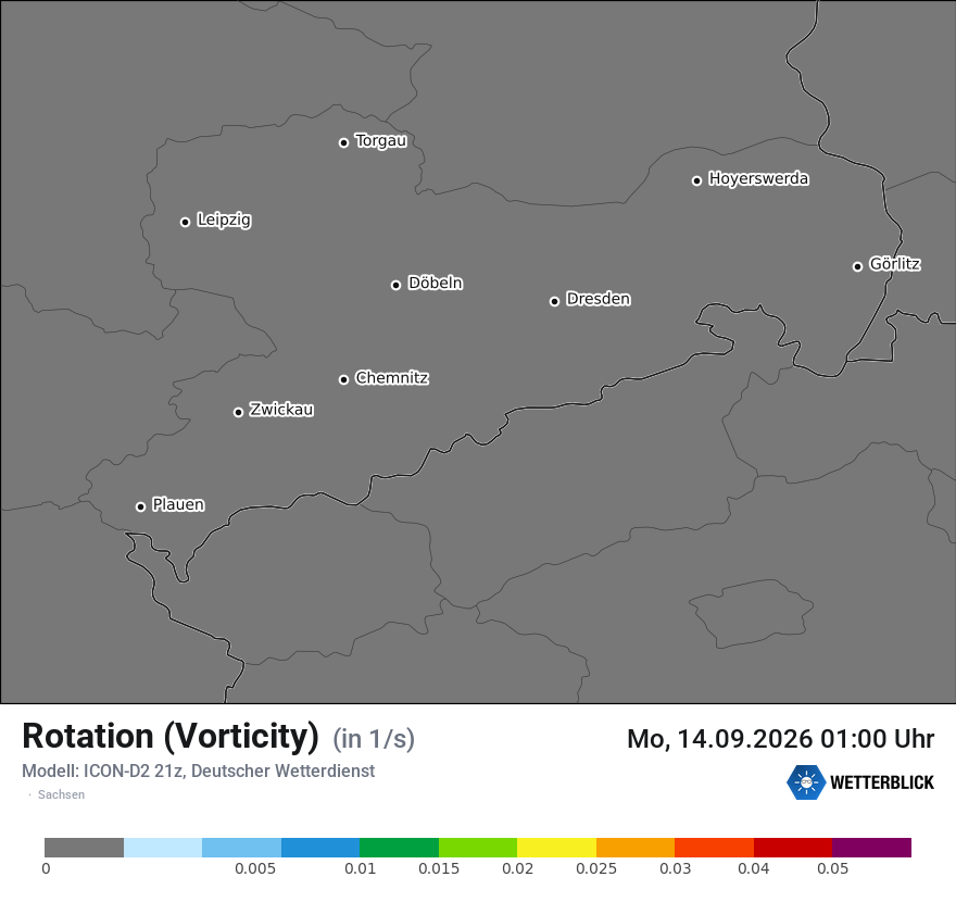 Modellkarte ICON-D2 – vorticity – sn