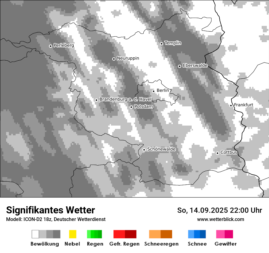 Modellkarten Signifikantes Wetter