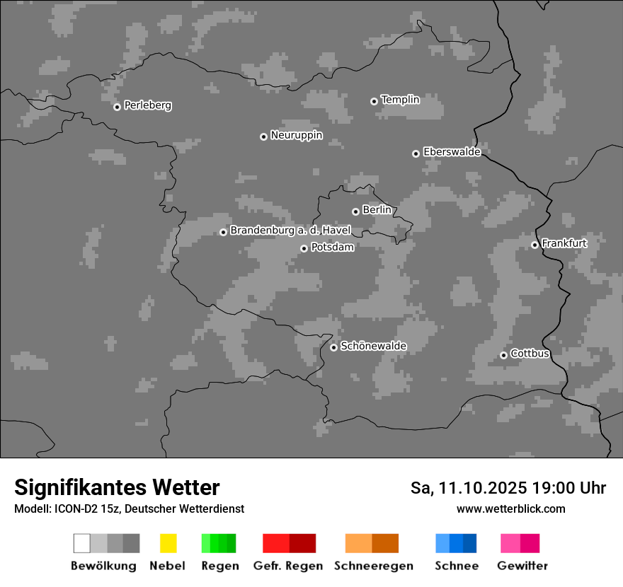 Modellkarten Signifikantes Wetter