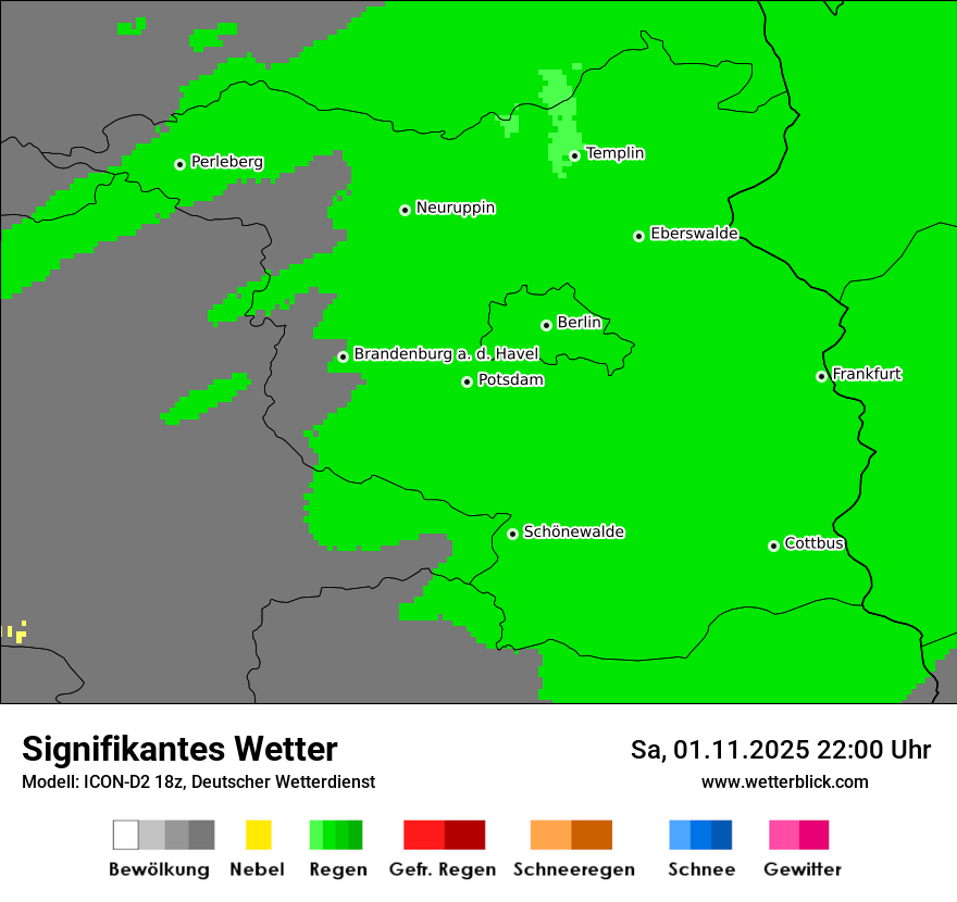 Modellkarten Signifikantes Wetter