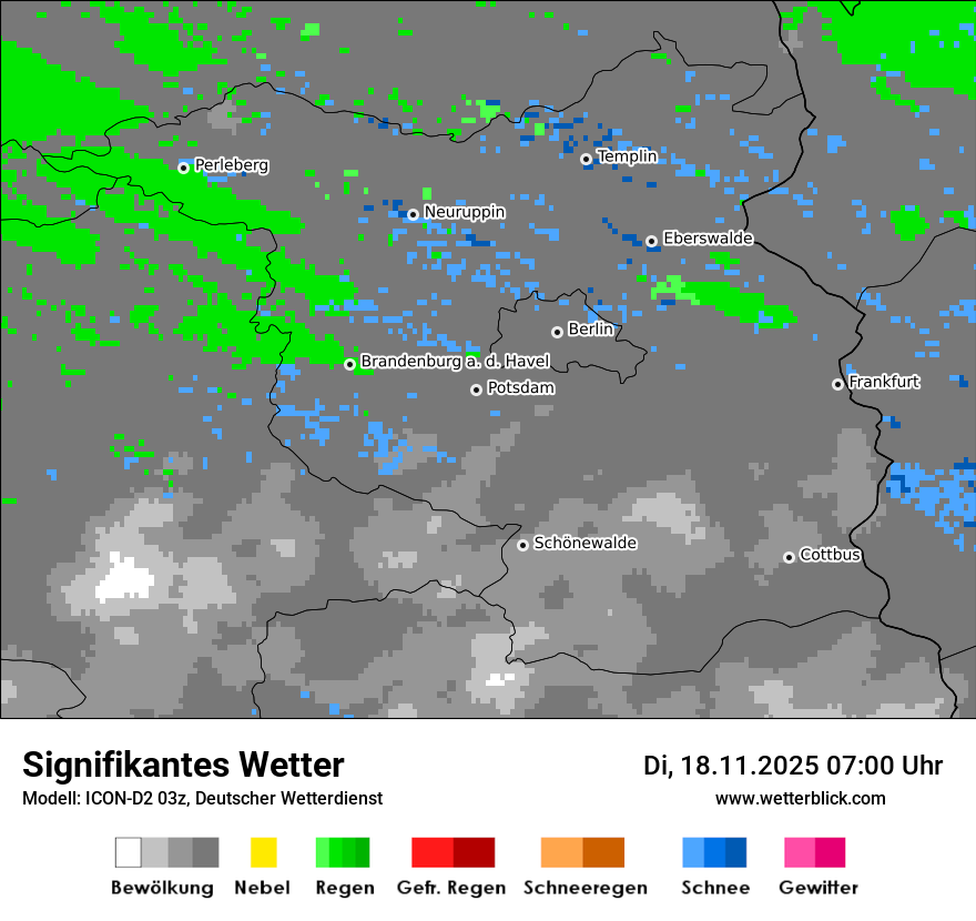 Modellkarten Signifikantes Wetter