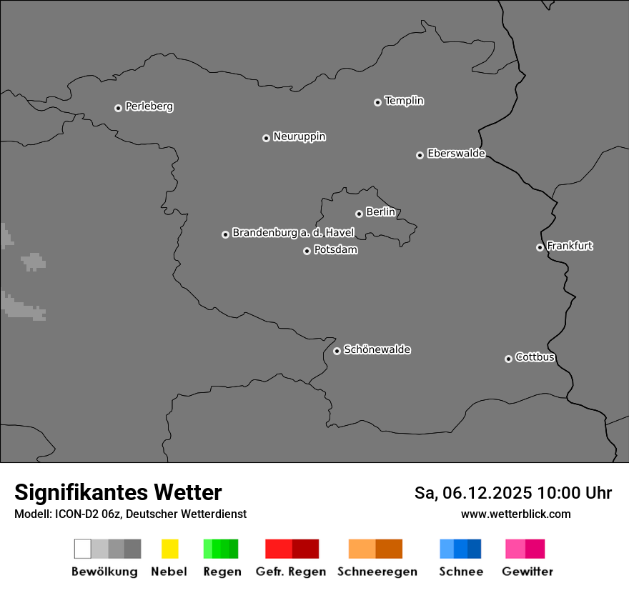 Modellkarten Signifikantes Wetter
