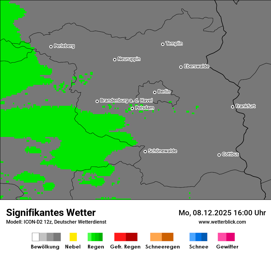 Modellkarten Signifikantes Wetter