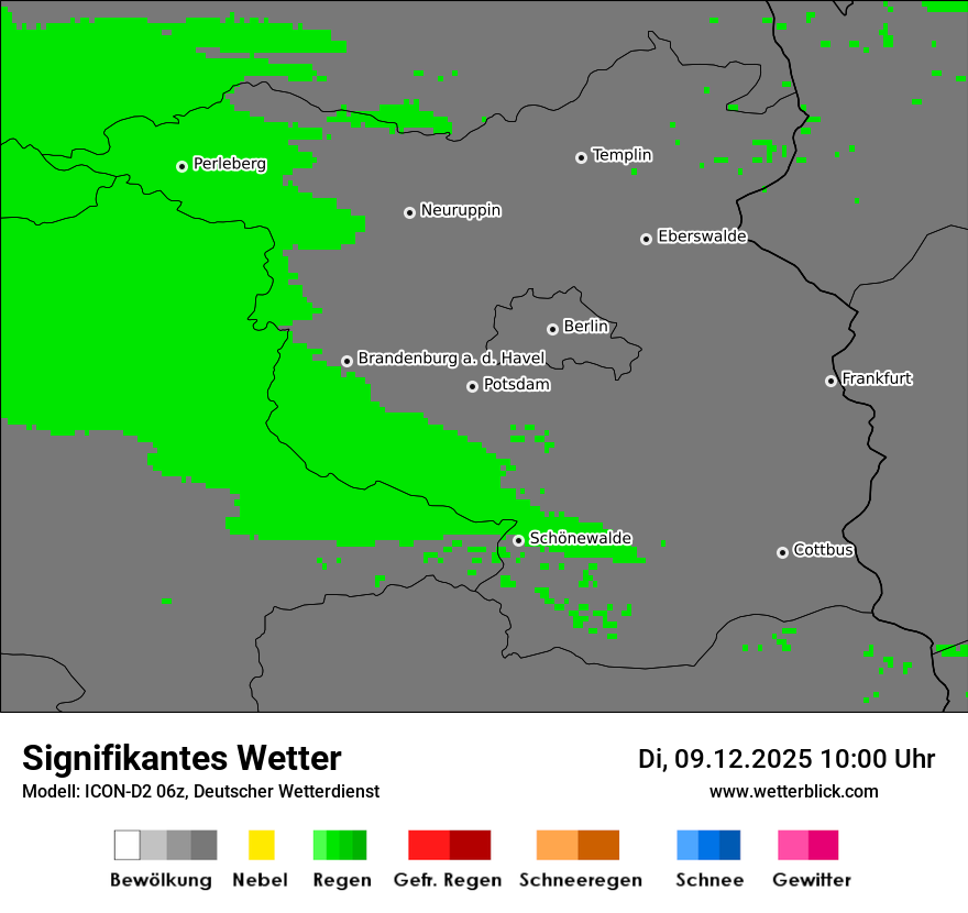 Modellkarten Signifikantes Wetter