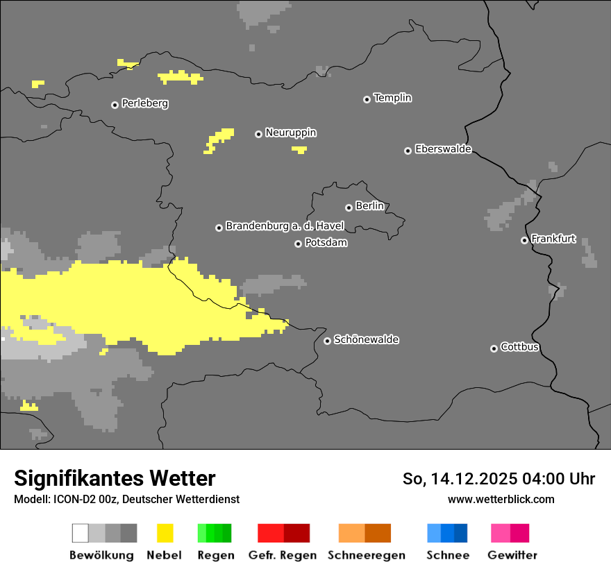 Modellkarten Signifikantes Wetter
