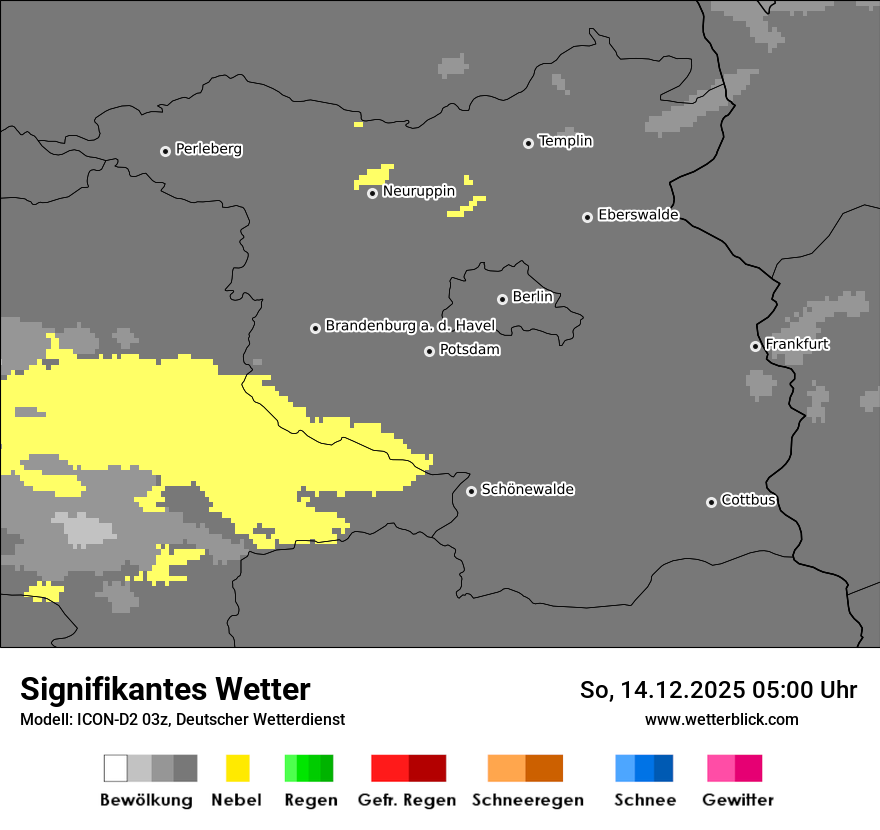 Modellkarten Signifikantes Wetter