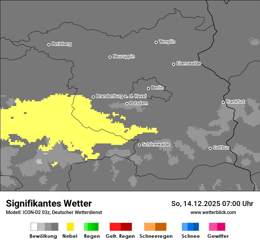 Modellkarten Signifikantes Wetter