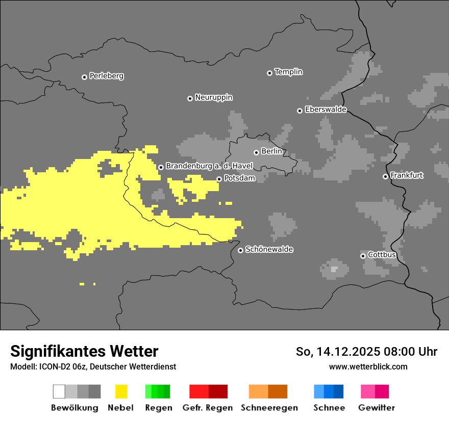 Modellkarten Signifikantes Wetter