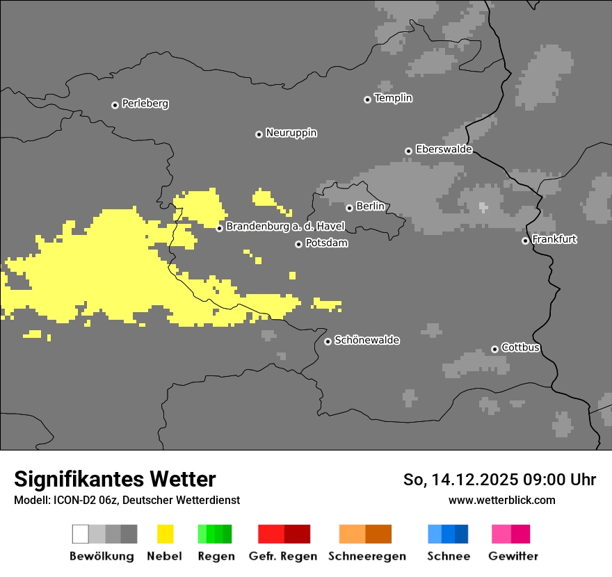 Modellkarten Signifikantes Wetter
