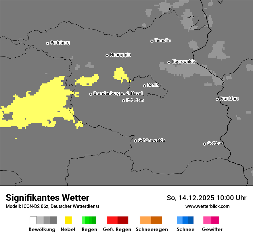 Modellkarten Signifikantes Wetter