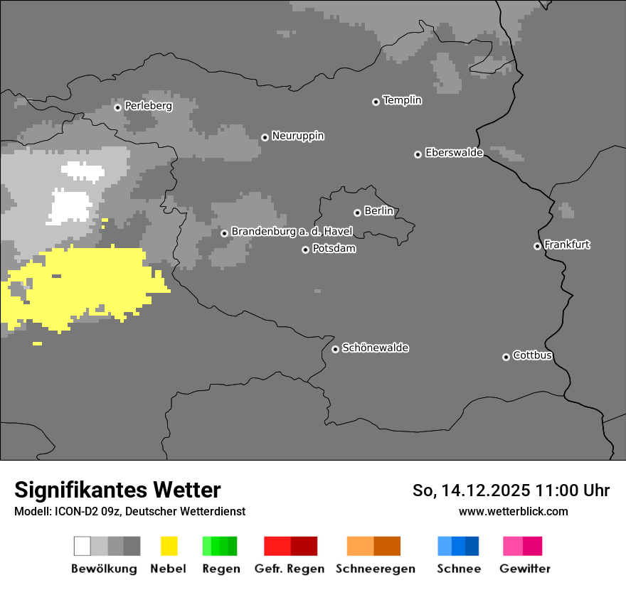 Modellkarten Signifikantes Wetter