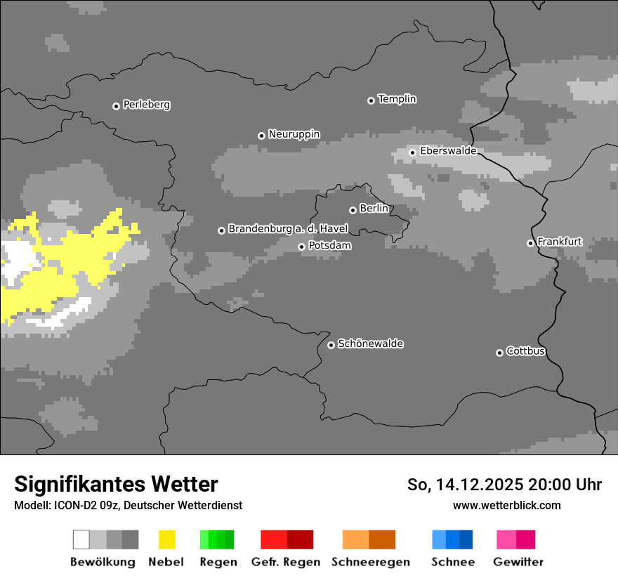 Modellkarten Signifikantes Wetter