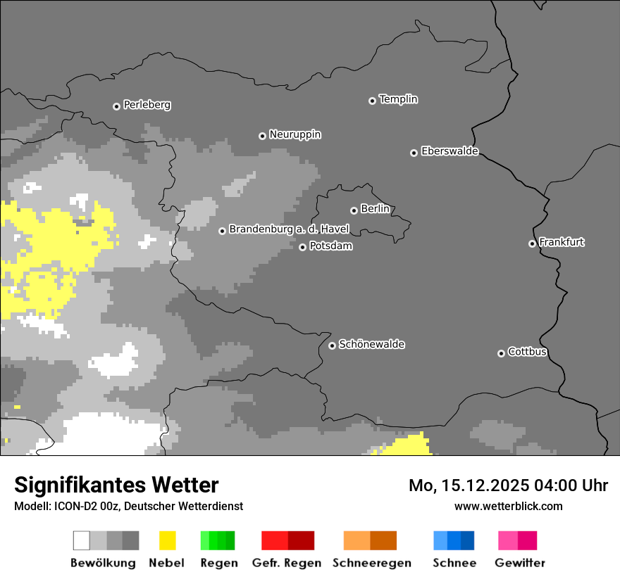 Modellkarten Signifikantes Wetter