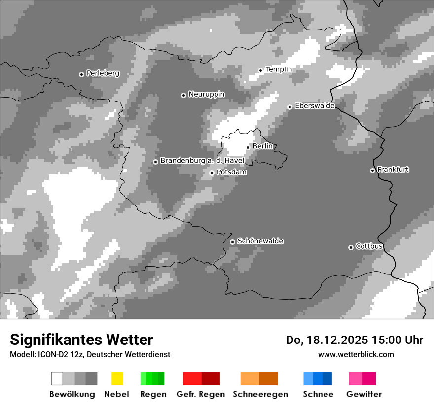 Modellkarten Signifikantes Wetter