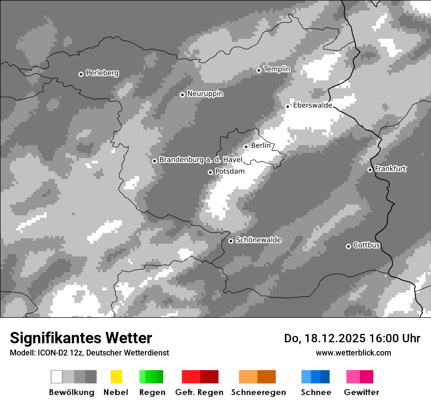 Modellkarten Signifikantes Wetter