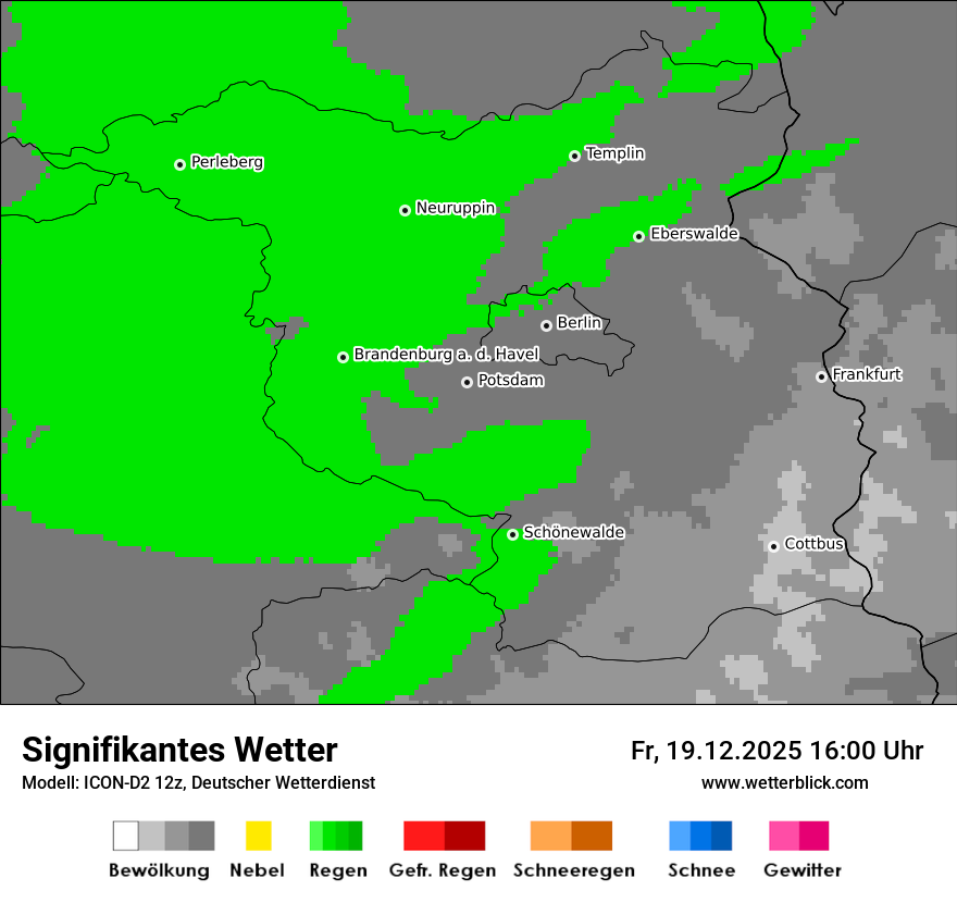Modellkarten Signifikantes Wetter