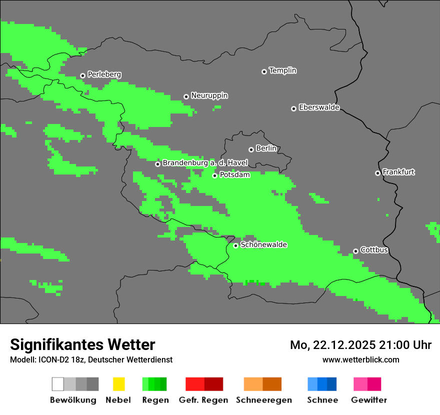 Modellkarten Signifikantes Wetter