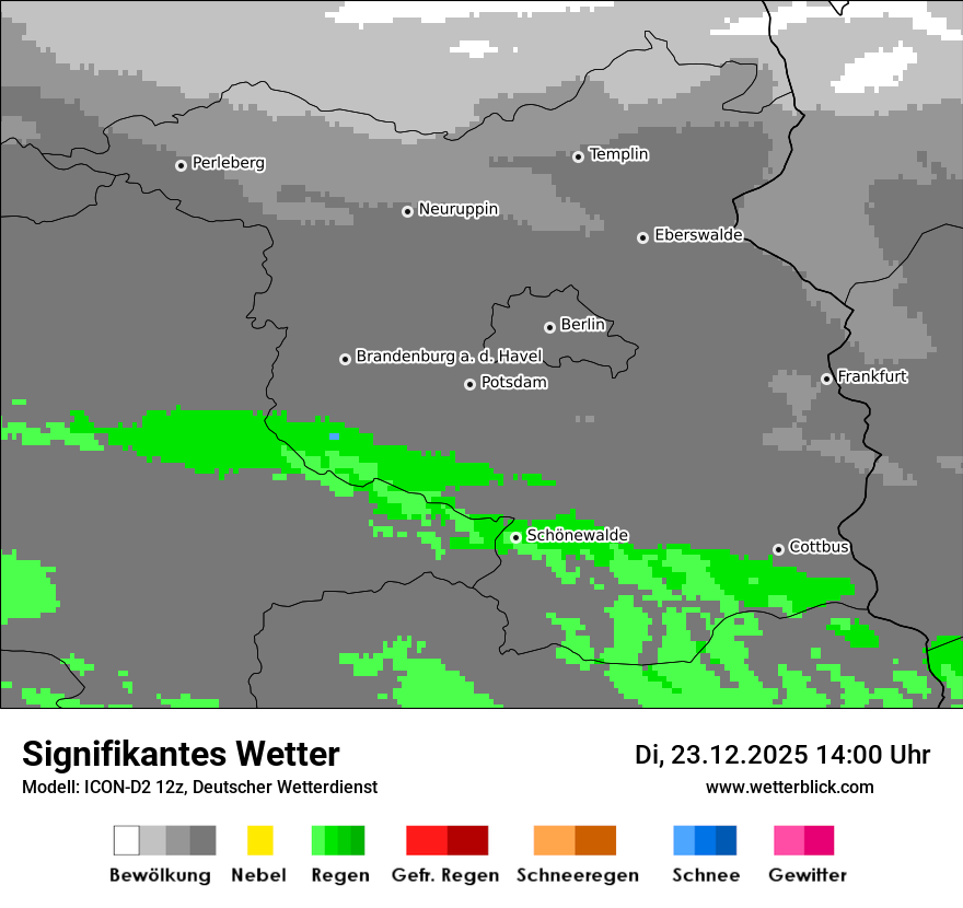Modellkarten Signifikantes Wetter
