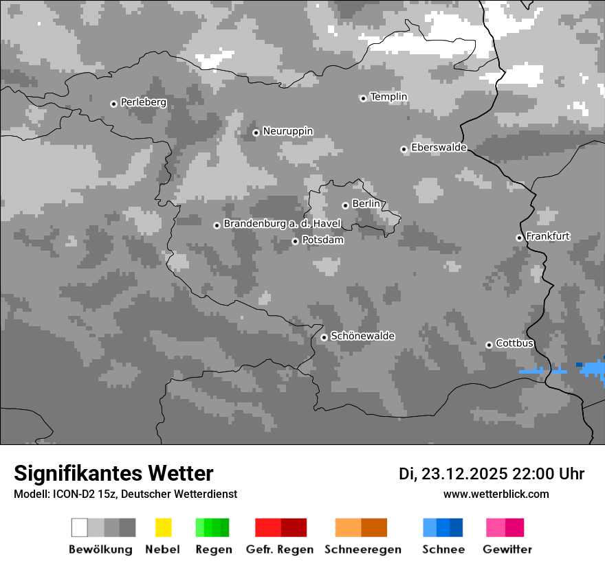 Modellkarten Signifikantes Wetter