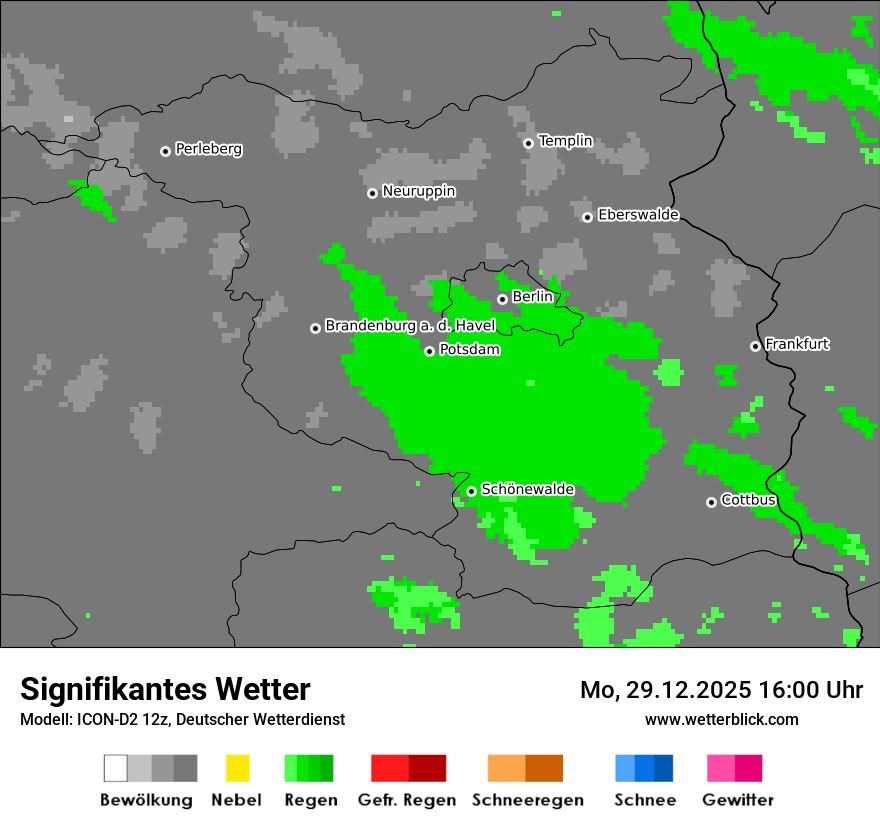 Modellkarten Signifikantes Wetter