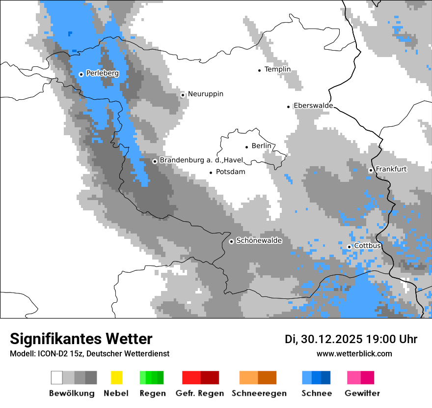 Modellkarten Signifikantes Wetter