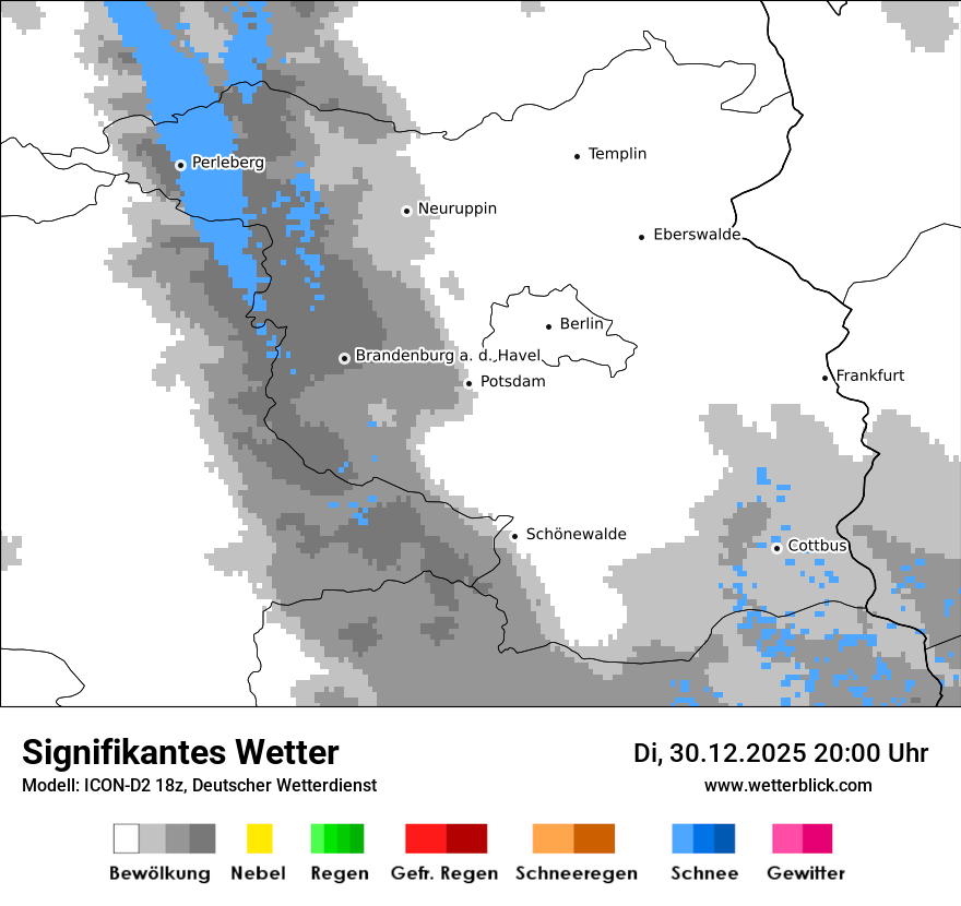 Modellkarten Signifikantes Wetter