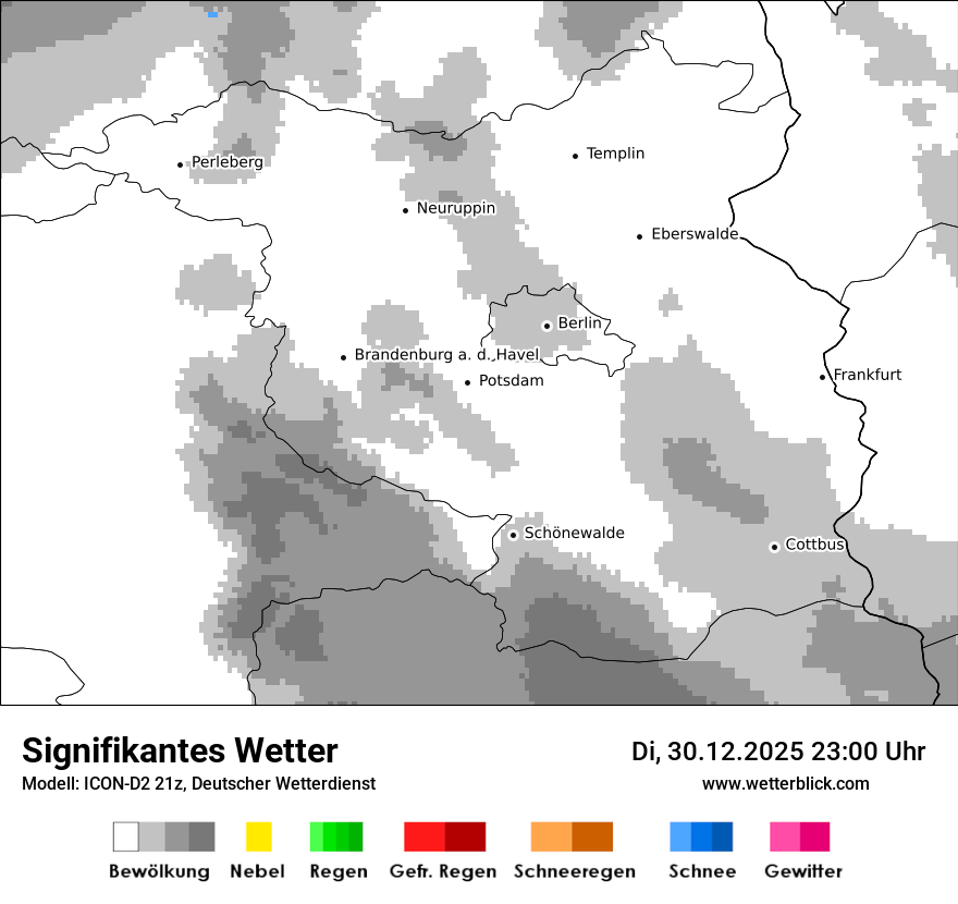 Modellkarten Signifikantes Wetter