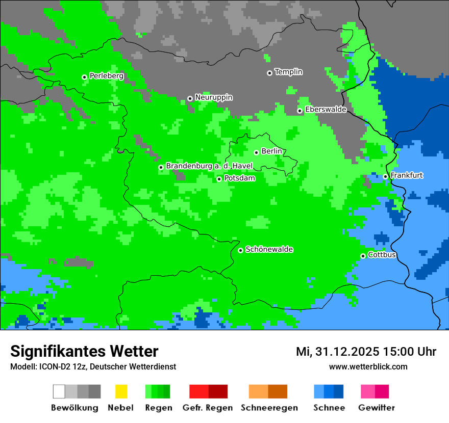 Modellkarten Signifikantes Wetter