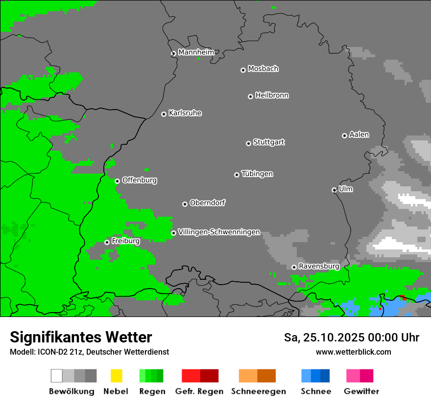 Modellkarten Signifikantes Wetter Modellkarten Signifikantes Wetter