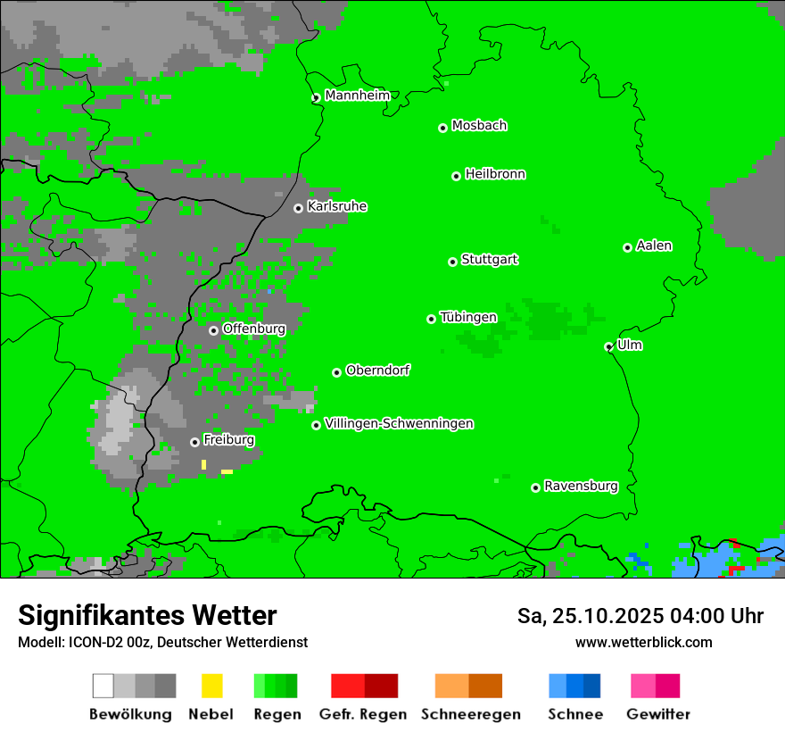 Modellkarten Signifikantes Wetter Modellkarten Signifikantes Wetter