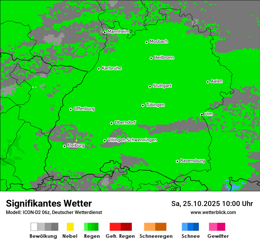 Modellkarten Signifikantes Wetter Modellkarten Signifikantes Wetter
