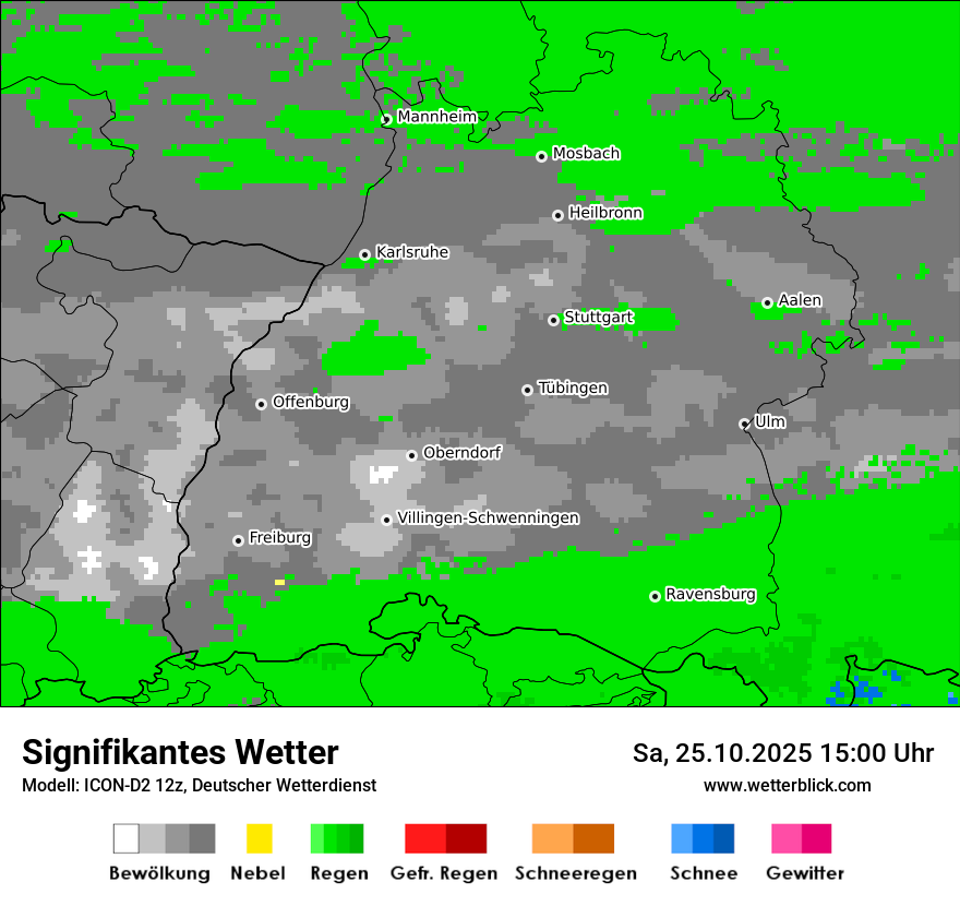 Modellkarten Signifikantes Wetter Modellkarten Signifikantes Wetter