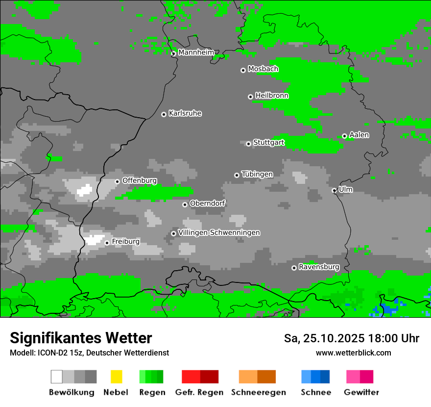 Modellkarten Signifikantes Wetter Modellkarten Signifikantes Wetter