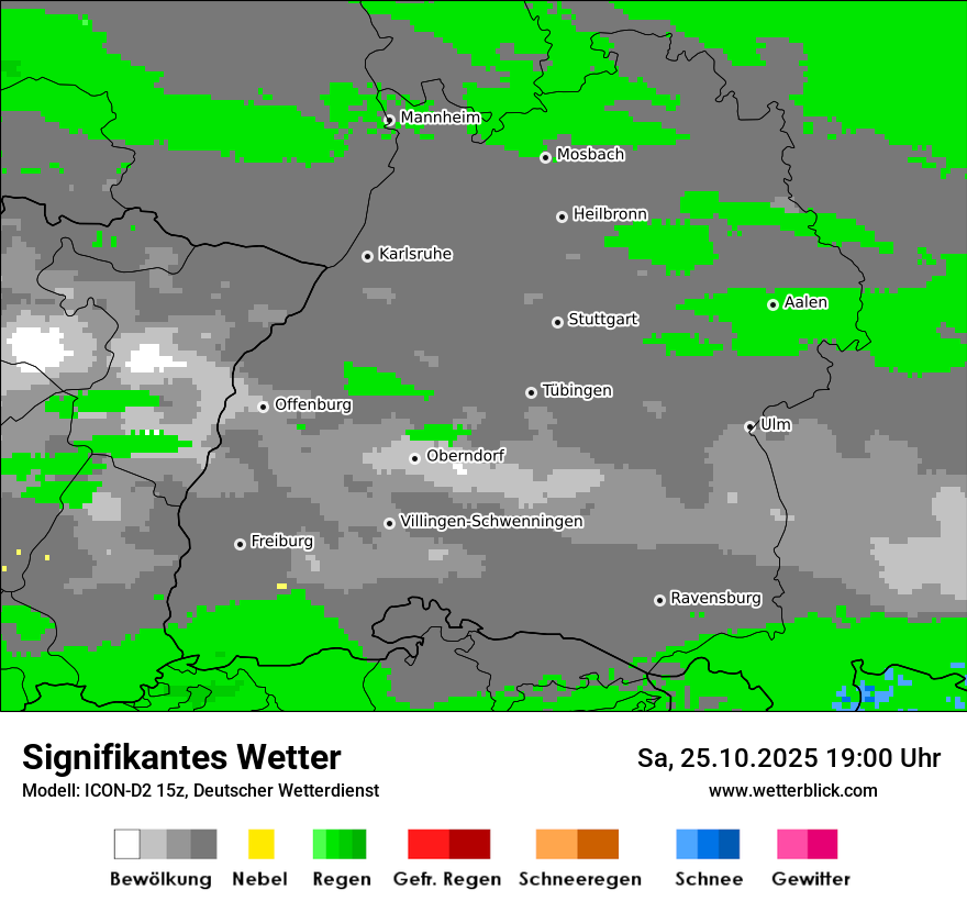 Modellkarten Signifikantes Wetter Modellkarten Signifikantes Wetter
