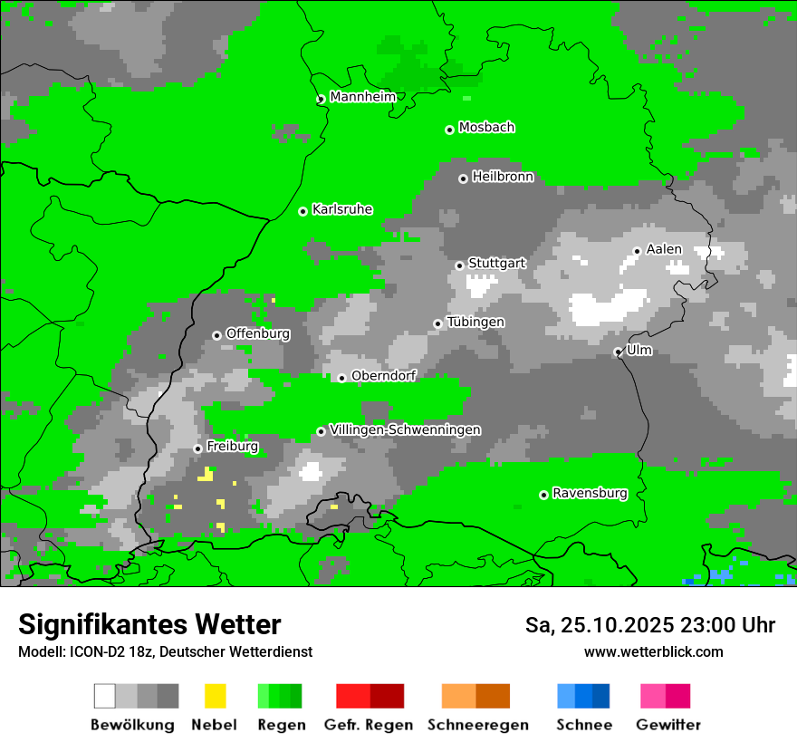 Modellkarten Signifikantes Wetter Modellkarten Signifikantes Wetter