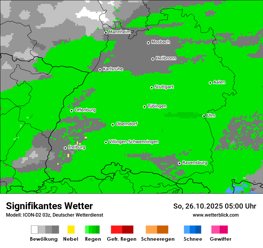 Modellkarten Signifikantes Wetter Modellkarten Signifikantes Wetter