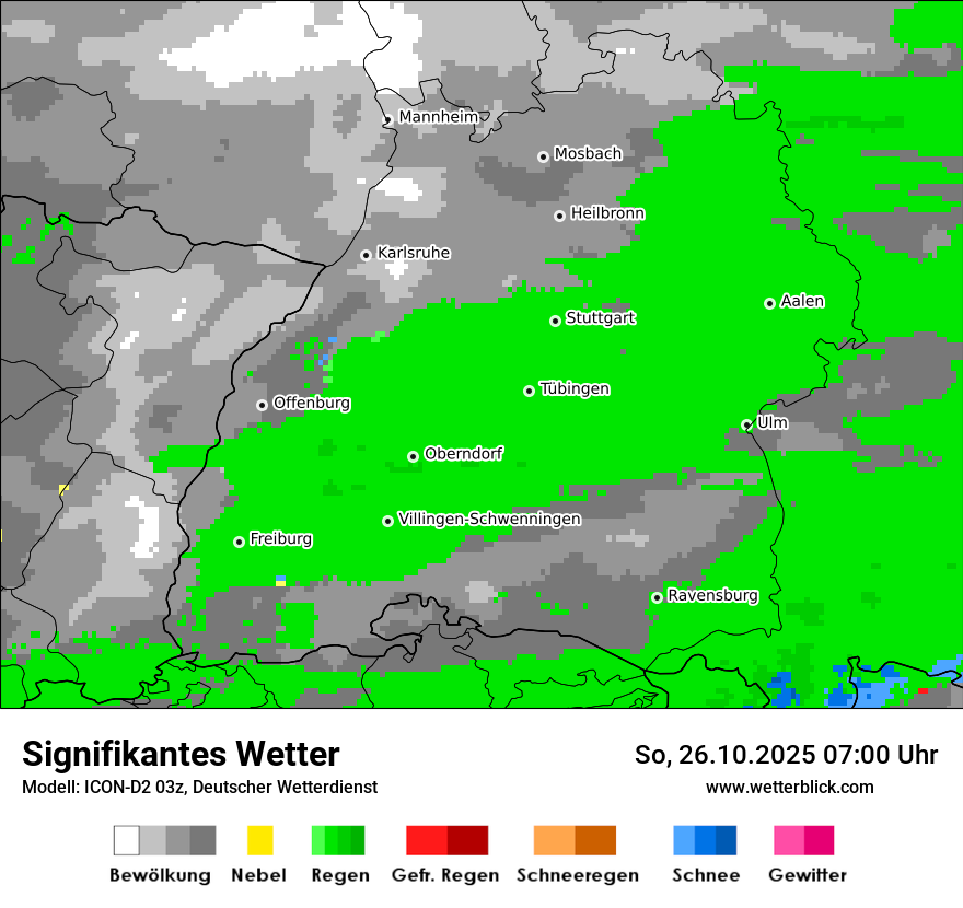 Modellkarten Signifikantes Wetter Modellkarten Signifikantes Wetter