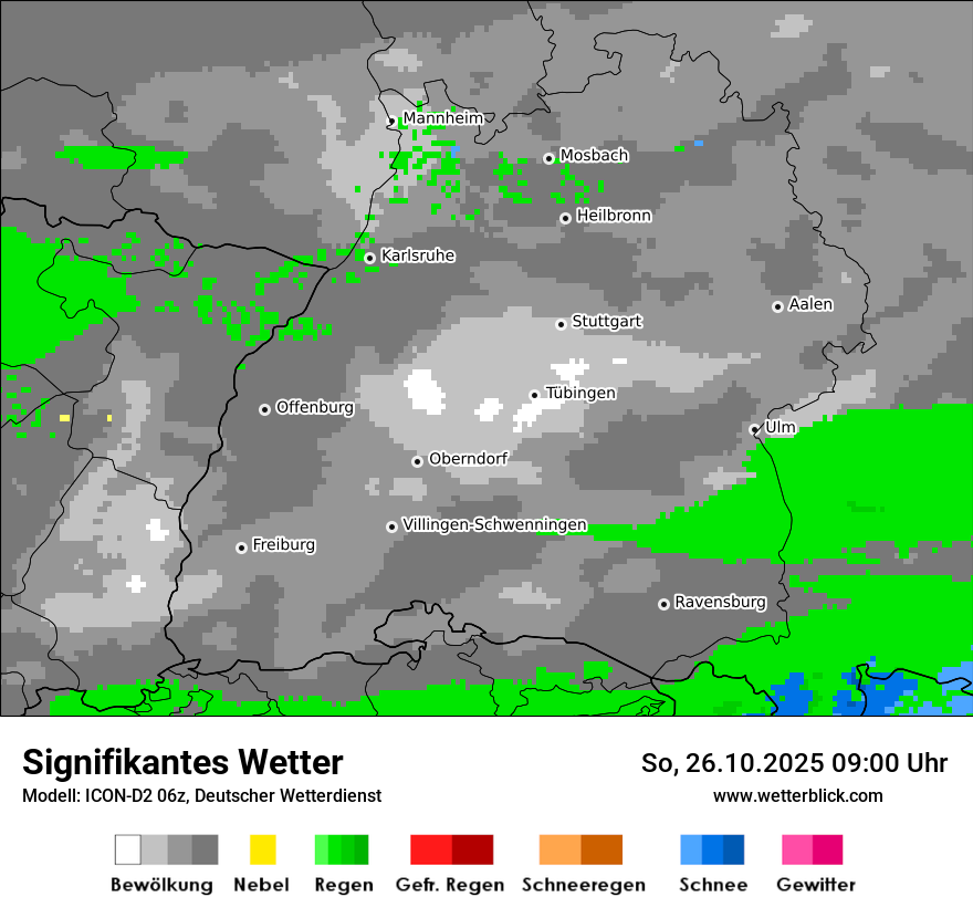 Modellkarten Signifikantes Wetter Modellkarten Signifikantes Wetter