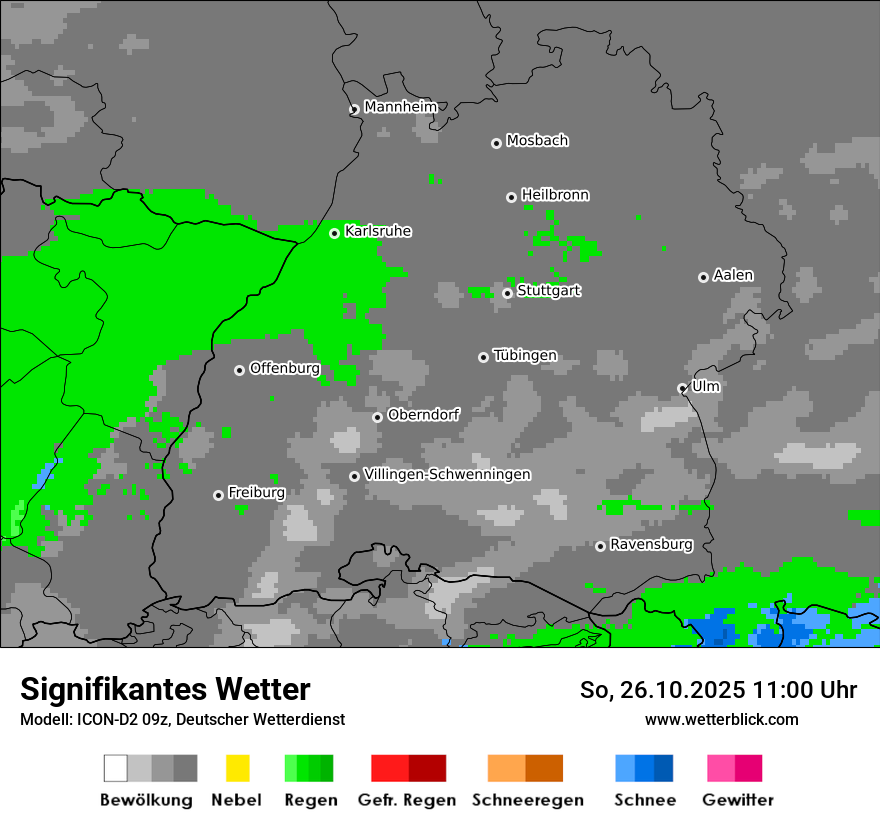 Modellkarten Signifikantes Wetter Modellkarten Signifikantes Wetter