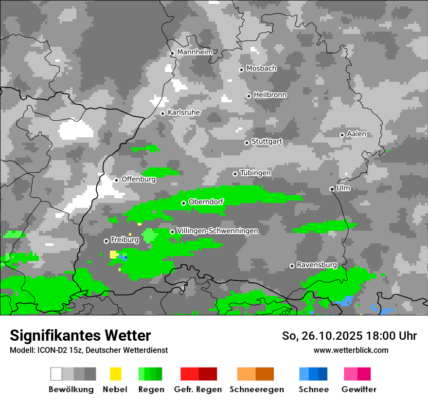Modellkarten Signifikantes Wetter Modellkarten Signifikantes Wetter