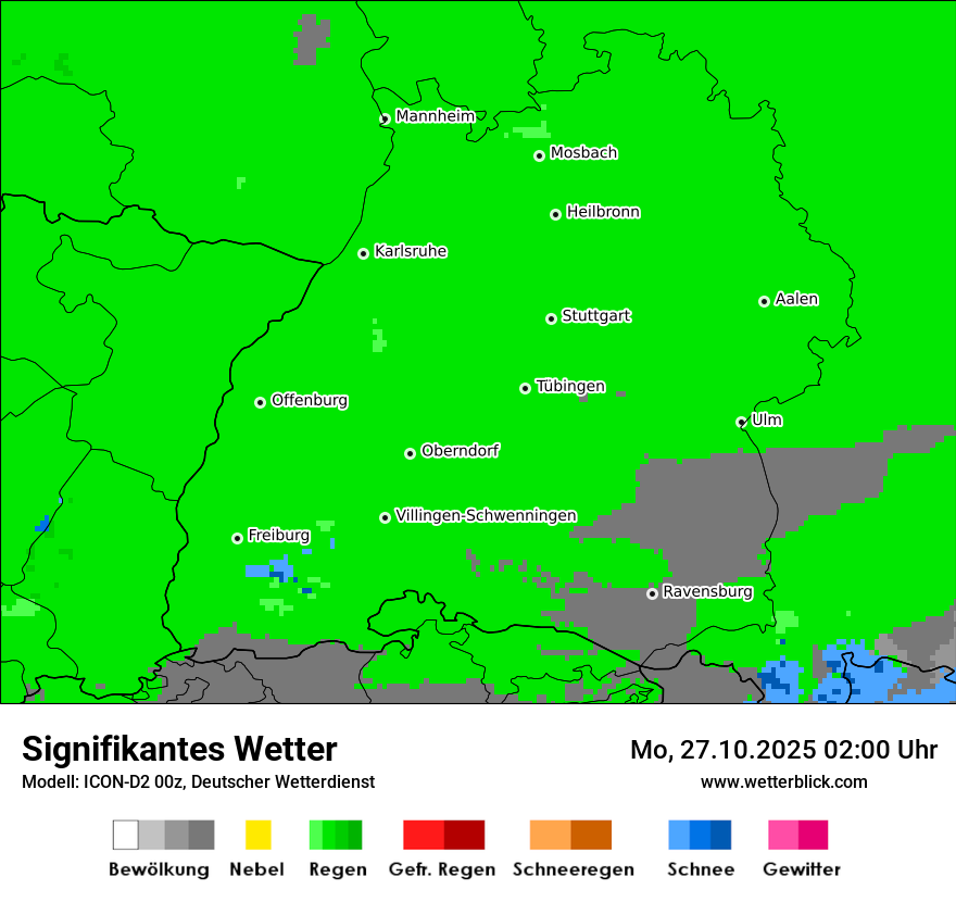Modellkarten Signifikantes Wetter Modellkarten Signifikantes Wetter