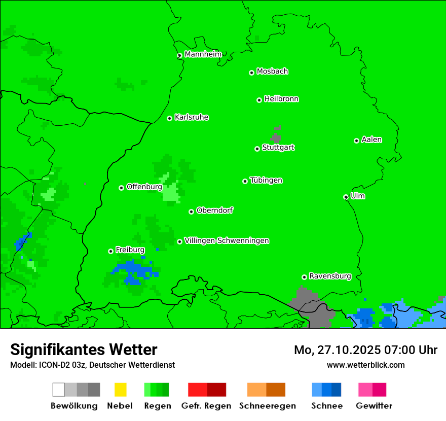 Modellkarten Signifikantes Wetter Modellkarten Signifikantes Wetter