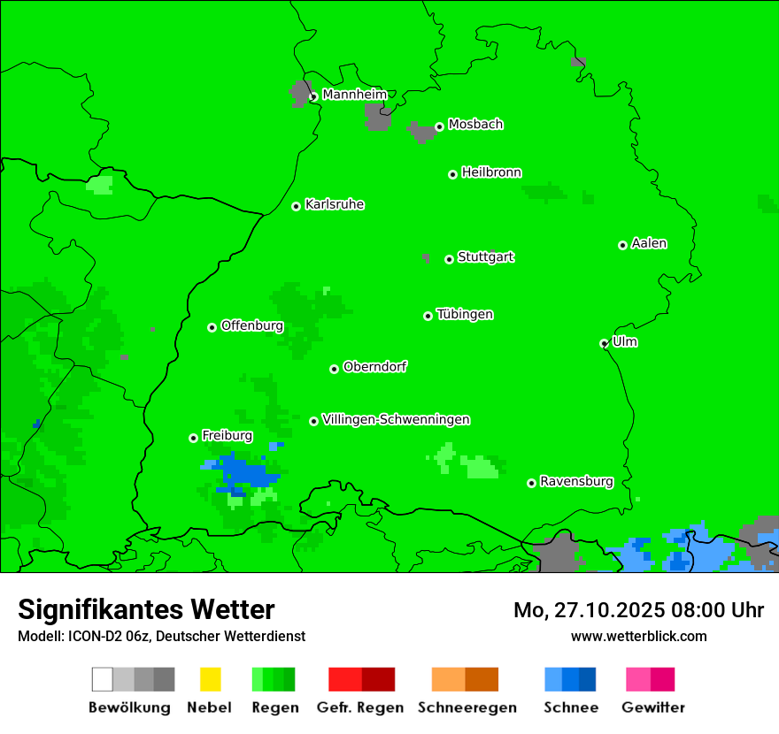 Modellkarten Signifikantes Wetter Modellkarten Signifikantes Wetter