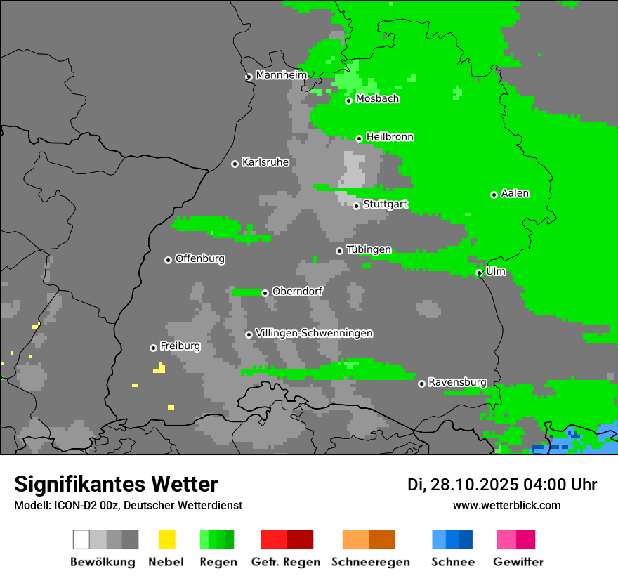 Modellkarten Signifikantes Wetter Modellkarten Signifikantes Wetter