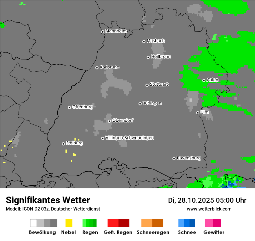 Modellkarten Signifikantes Wetter Modellkarten Signifikantes Wetter