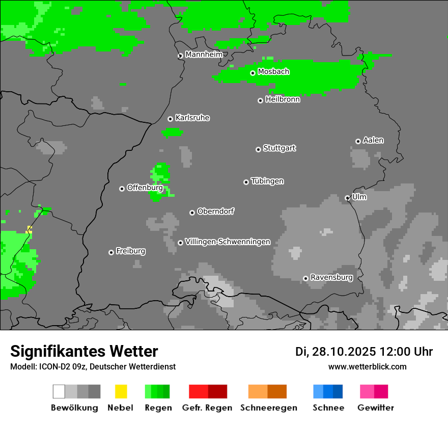 Modellkarten Signifikantes Wetter Modellkarten Signifikantes Wetter